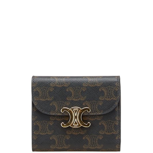 CELINE Black Leather Wallet - Picture 1 of 10